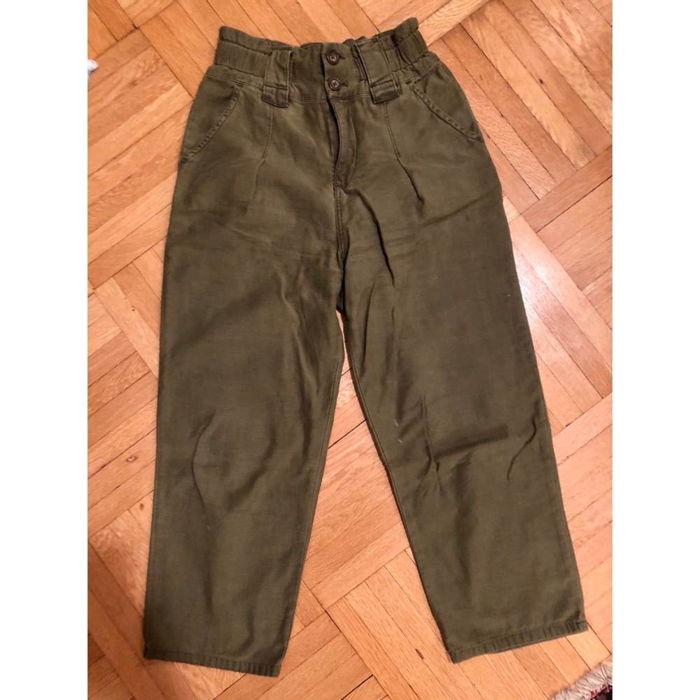 Free People hi rise pant with wide leg